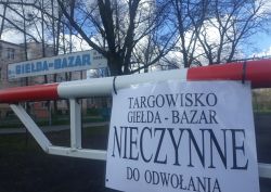 fot. Targowisko Giełda-Bazar nieczynne