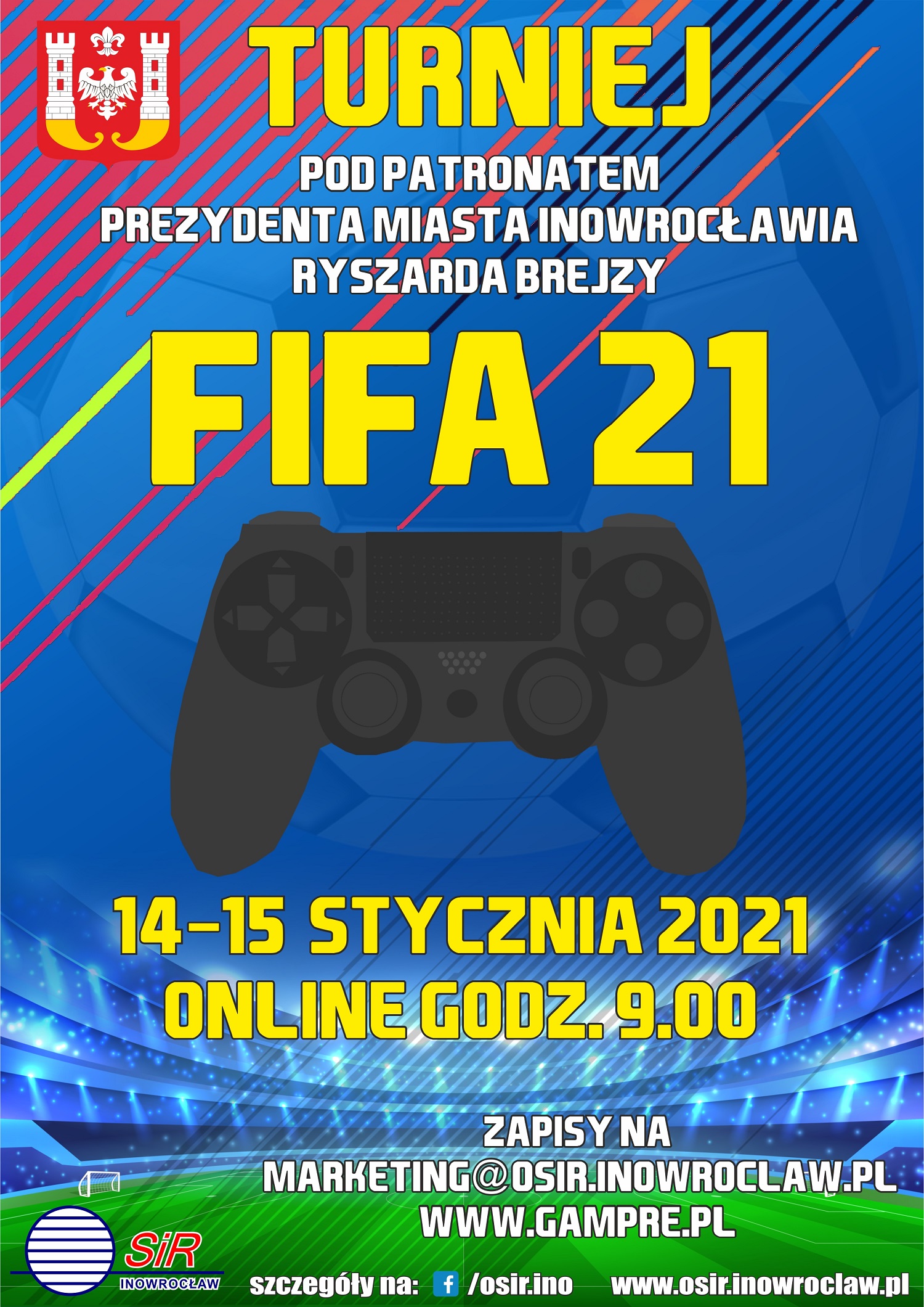 plakat ilustrujący turniej fifa 21