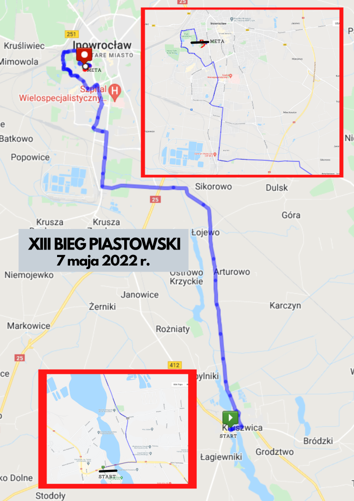 Trasa XIII Biegu Piastowskiego