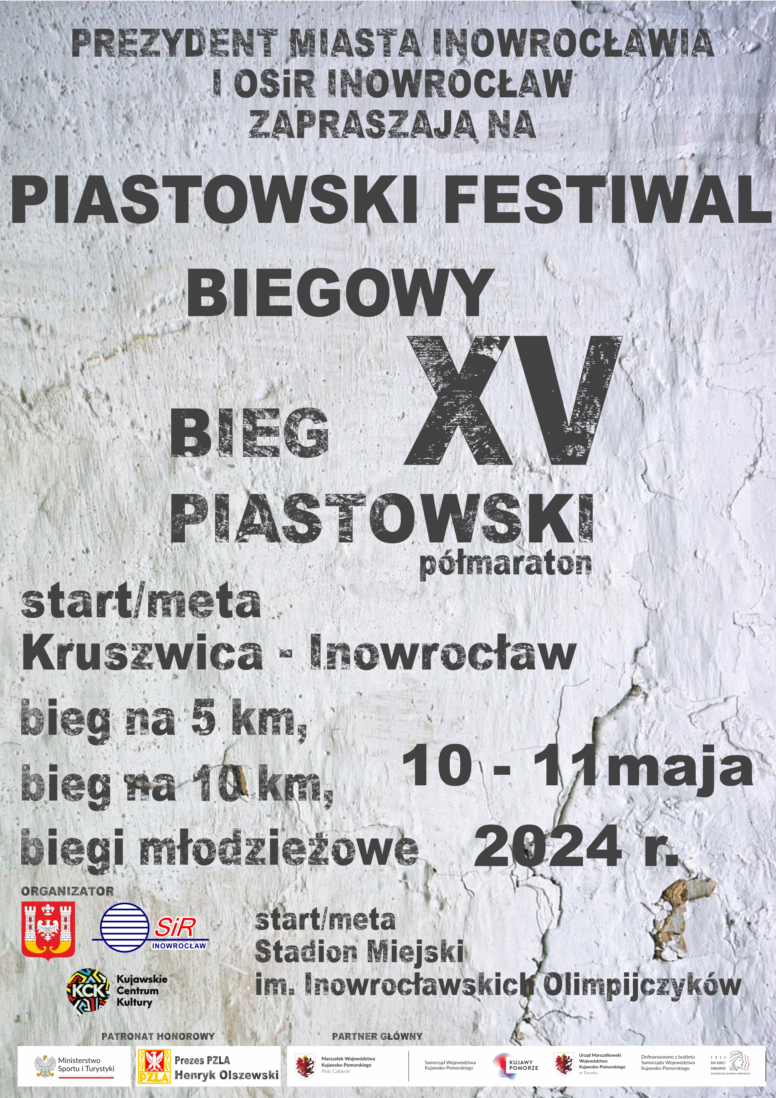plakat Piastowski Festiwal Biegowy A3 v2