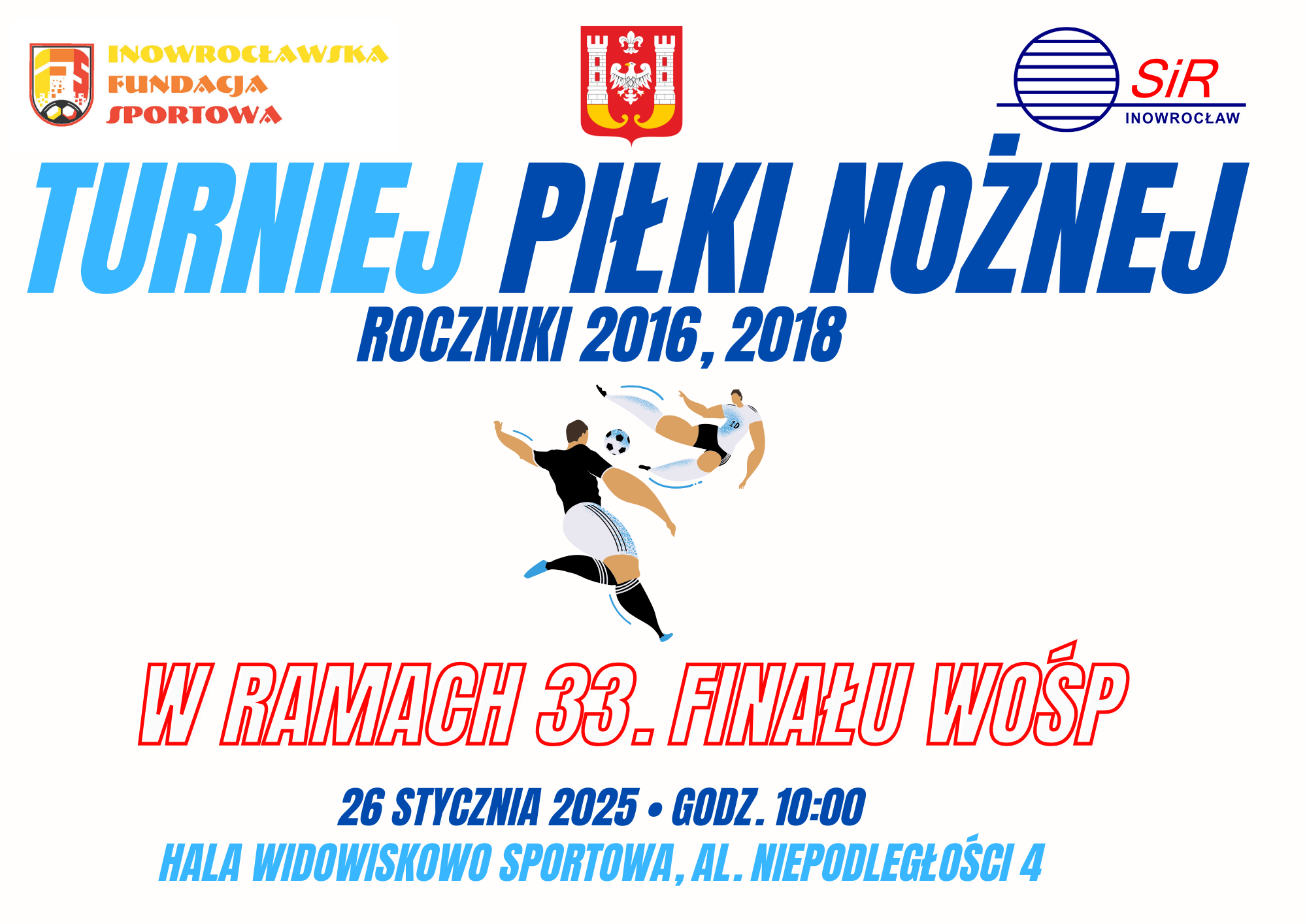 turniej piłki nożnej - plakat