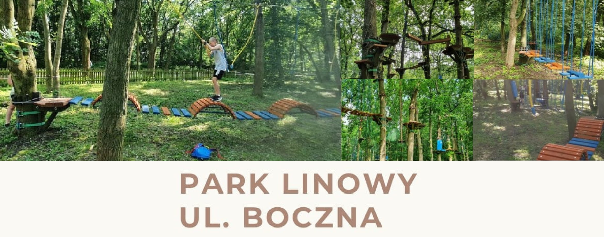 Banner - park linowy
