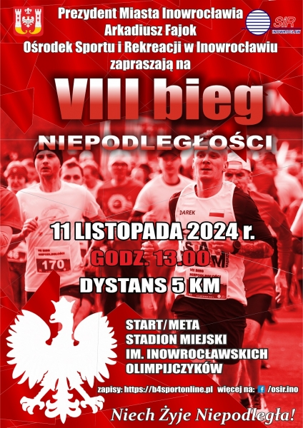 plakat_VIII_Bieg_Niepodległości