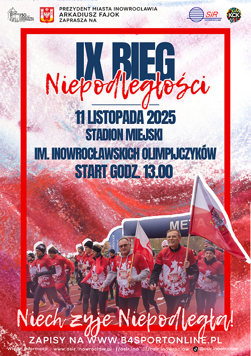 plakat zapisy na bieg