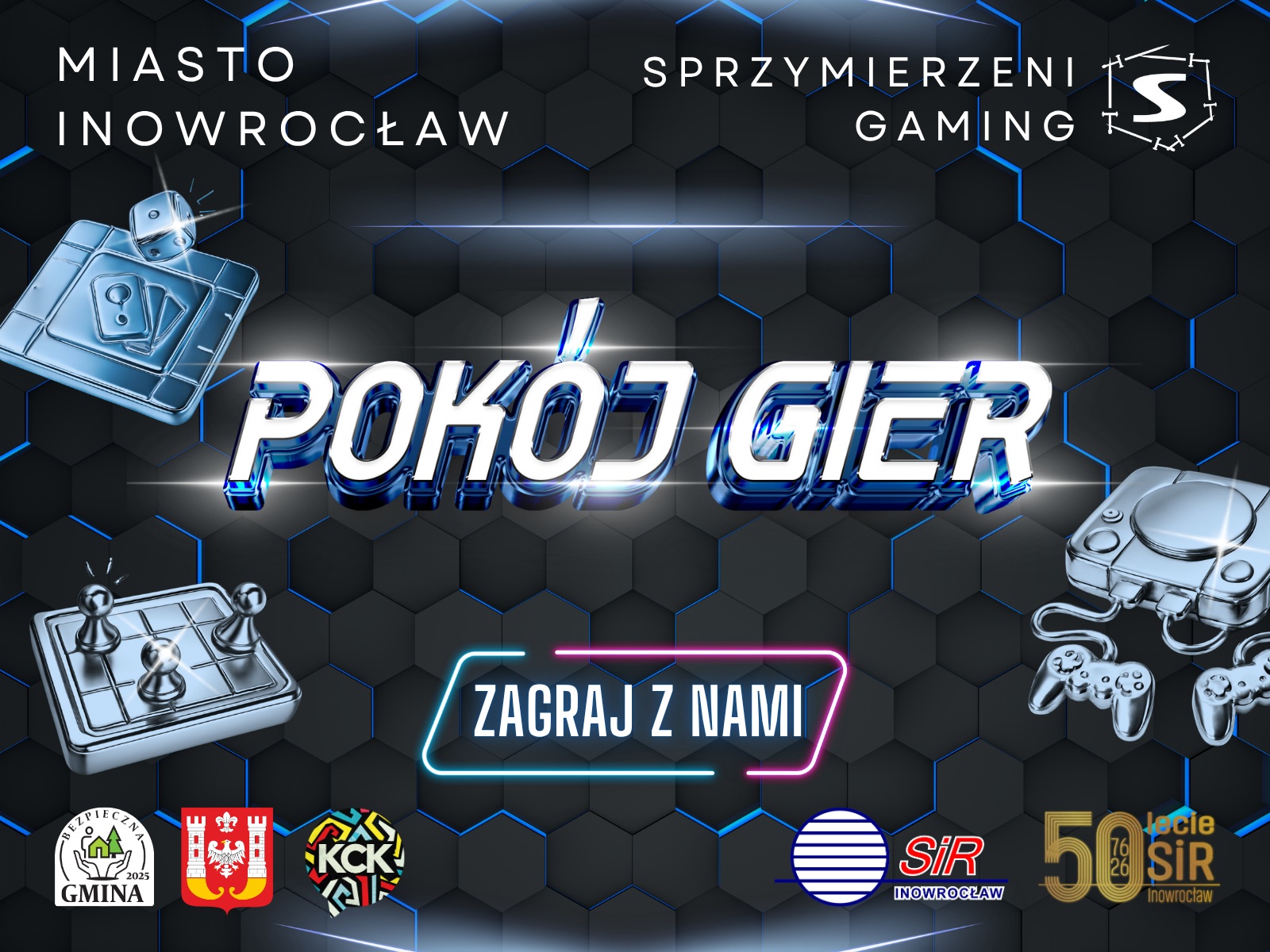 Pokój gier Plakat 1600 x 1200 px